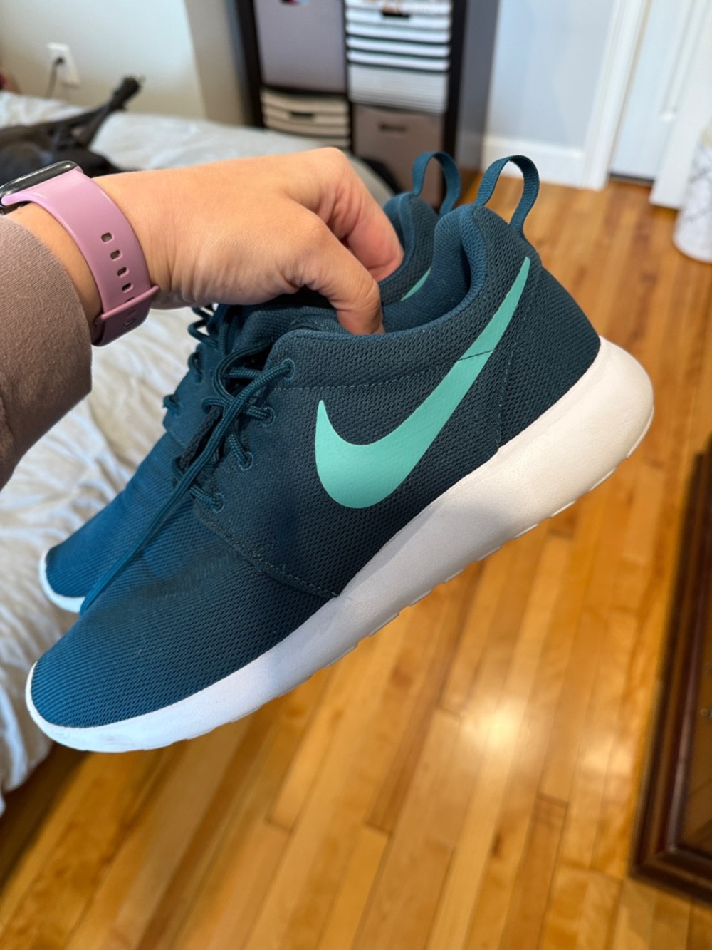 Nike Teal & Mint Swoosh Lightweight Trainers